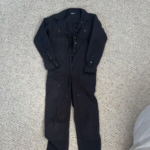 Blue Duluth Trader Utility Jumpsuit